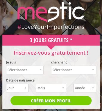 meetic 3 jours gratuits|Meetic gratuit : Comment utiliser le site sans payer